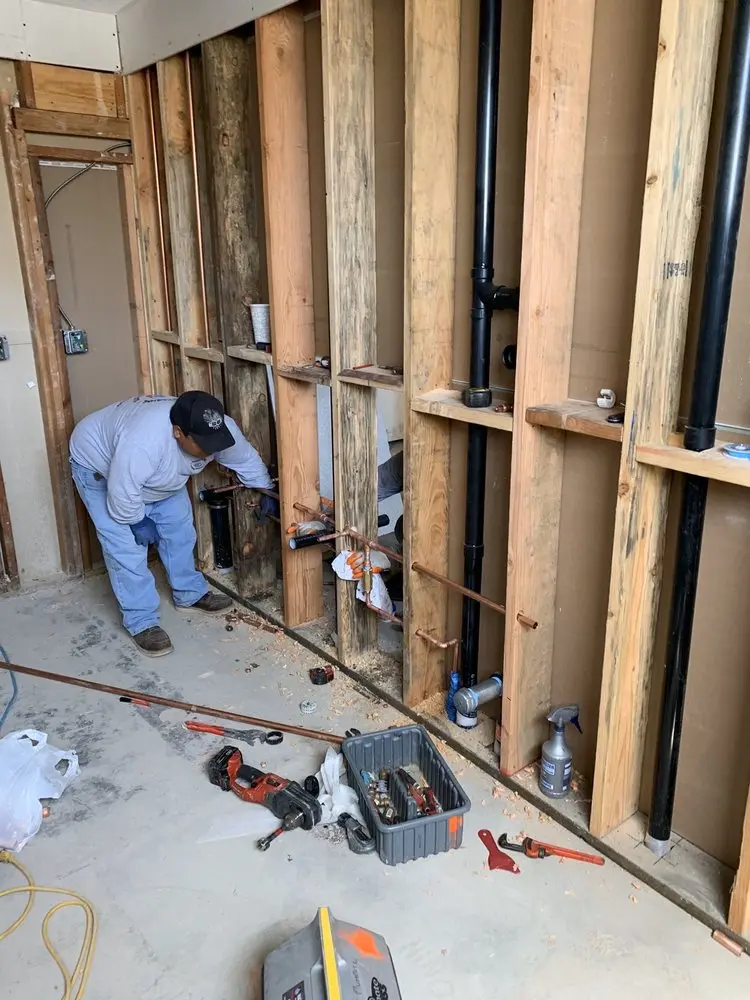 Commercial rough-in plumbing for Gas Line Repair in Bucksville Manor